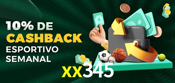 10% de bônus de cashback na xx345