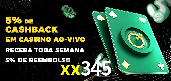Promoções do cassino ao Vivo xx345